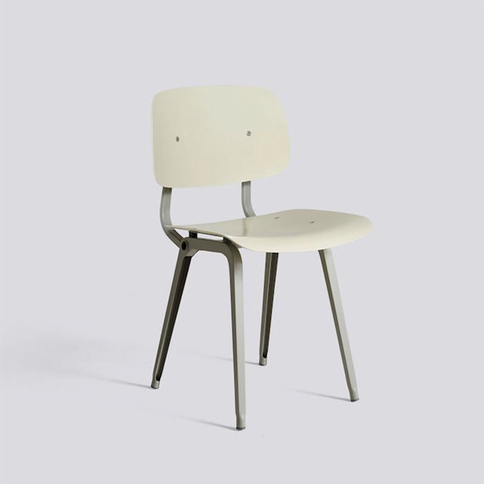 HAY Revolt chair - beige powder coated steel frame