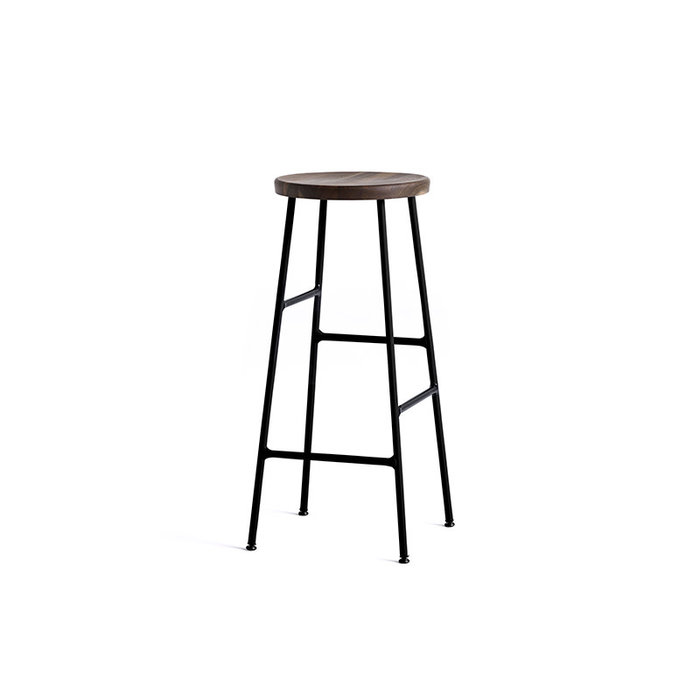 HAY Cornet tabouret de bar - soft black powder coated steel frame