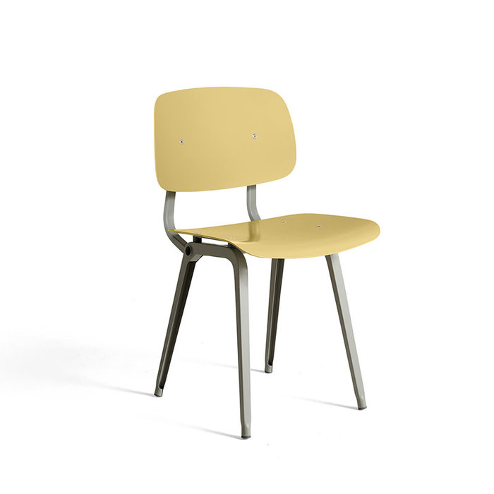 HAY Revolt chair - beige powder coated steel frame