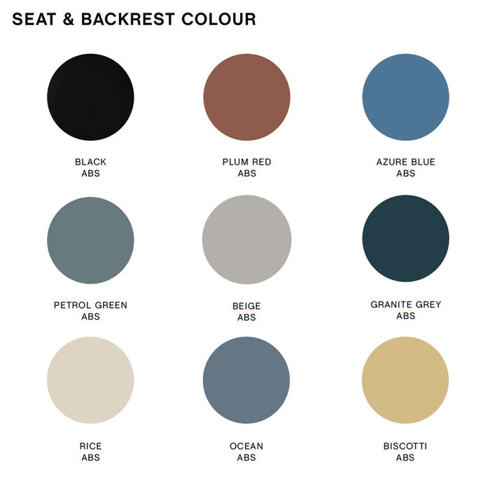 HAY Revolt chair - ocean powder coated steel frame