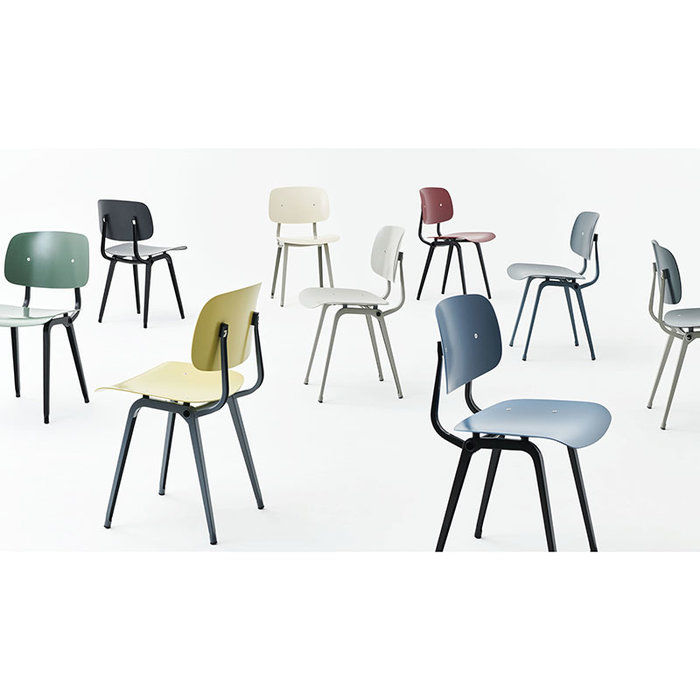 HAY Revolt chair - ocean powder coated steel frame