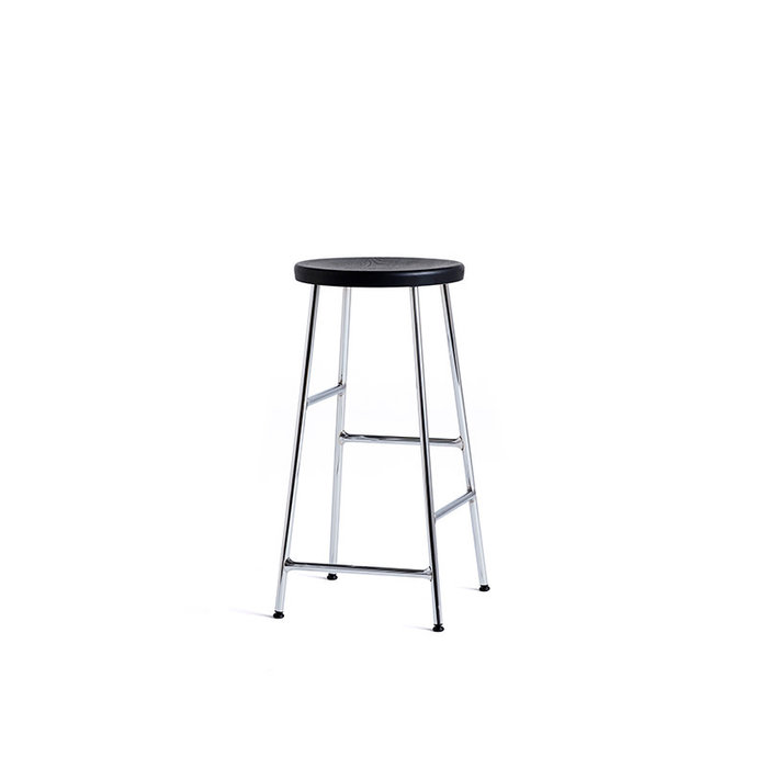 HAY Cornet tabouret de bar  - chromed steel frame