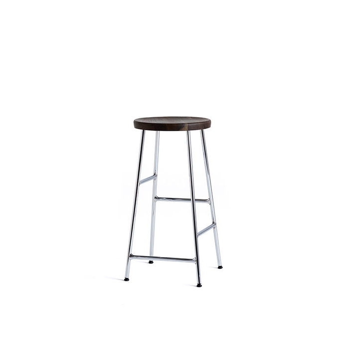 HAY Cornet tabouret de bar  - chromed steel frame