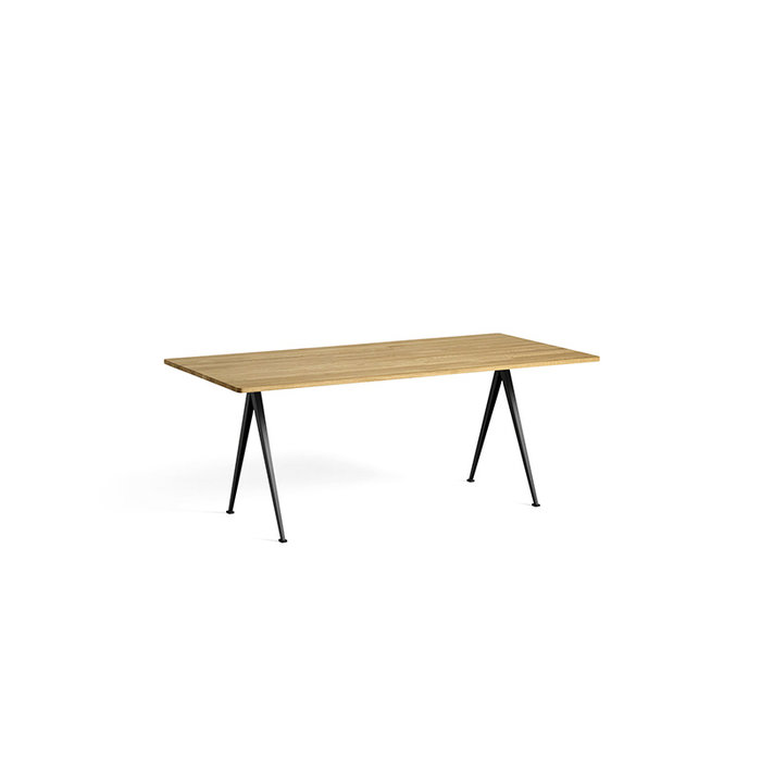 HAY Pyramid table 02 - support en acier noir