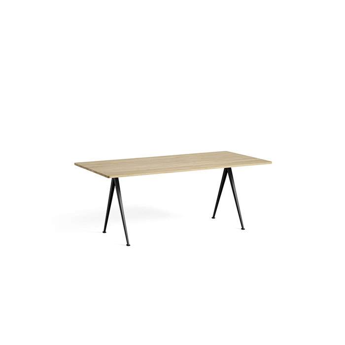 HAY Pyramid table 02 - support en acier noir
