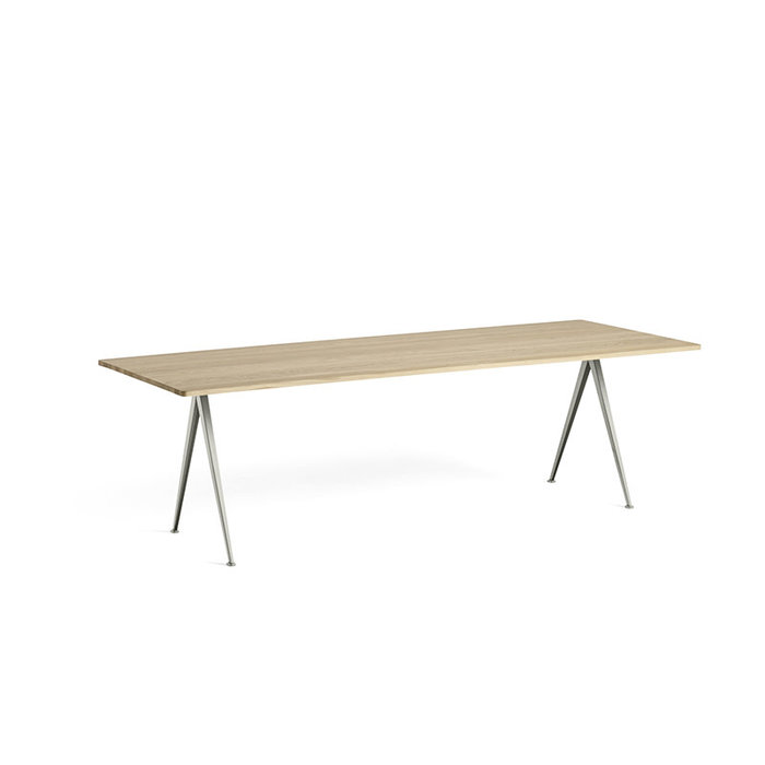 HAY Pyramid table 02 - support en acier beige