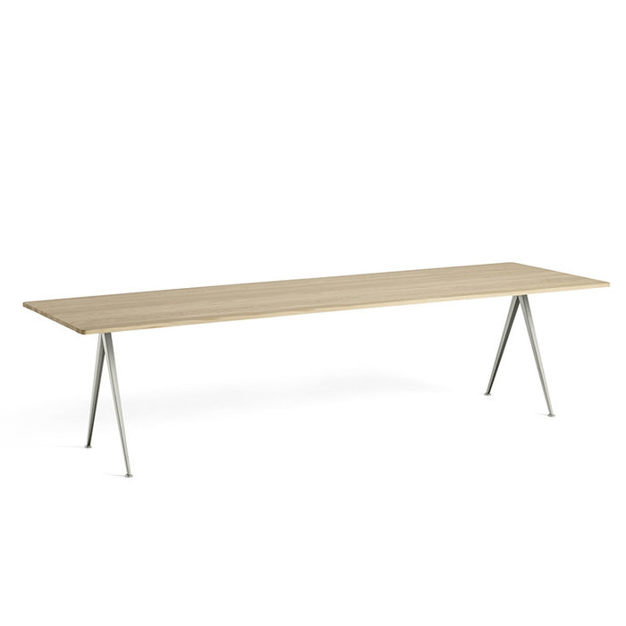 HAY Pyramid table 02 - support en acier beige