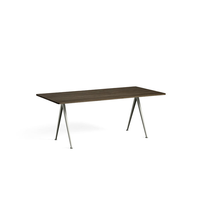 HAY Pyramid tafel 02 - beige stalen frame