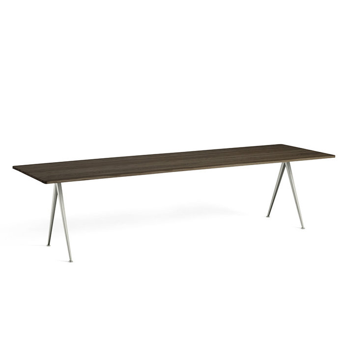 HAY Pyramid tafel 02 - beige stalen frame
