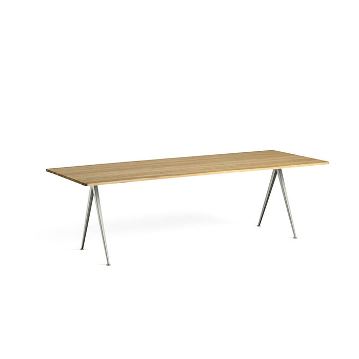 HAY Pyramid table 02 - support en acier beige