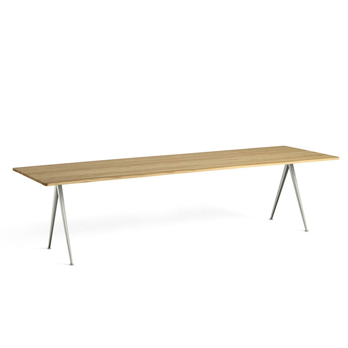 HAY Pyramid table 02 - support en acier beige