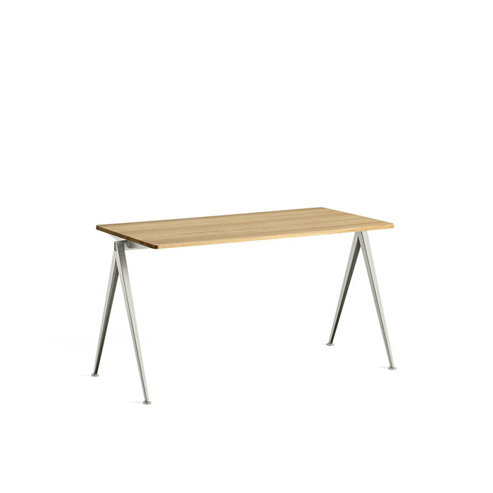 HAY Pyramid tafel 01 - beige stalen frame