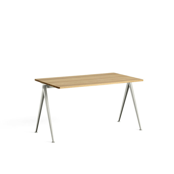 HAY Pyramid tafel 01 - beige stalen frame