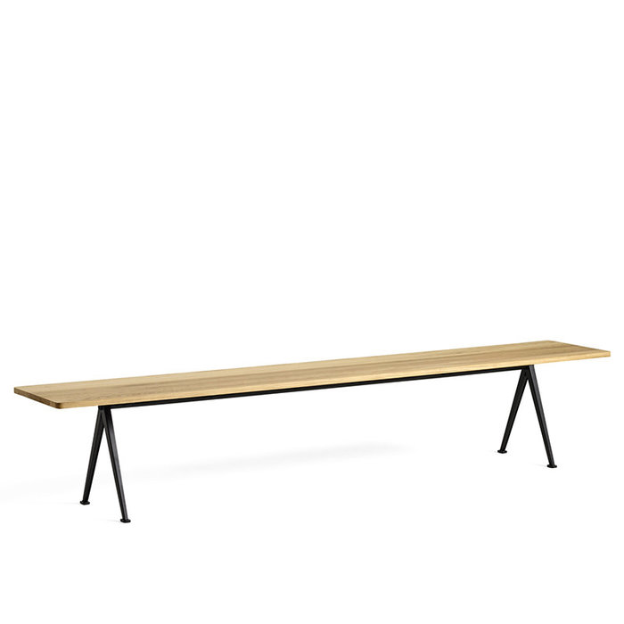 HAY banc Pyramid 12 - support en acier noir