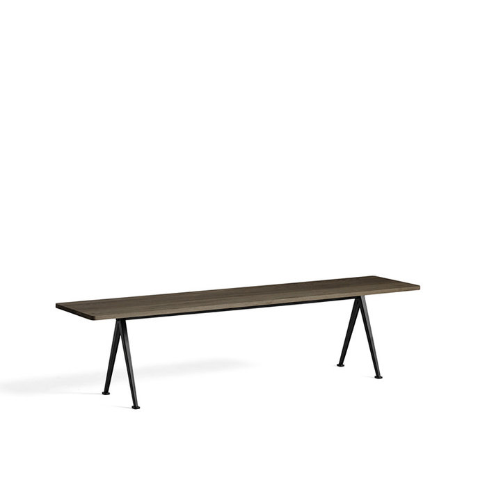 HAY banc Pyramid 12 - support en acier noir