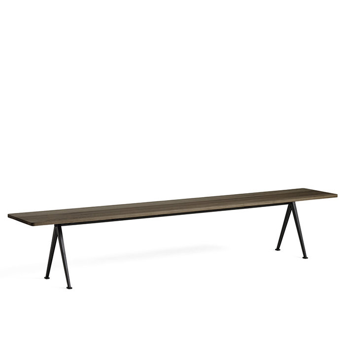 HAY Pyramid bank 12 - zwart stalen frame