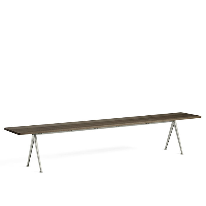 HAY banc Pyramid 12 - support en acier beige