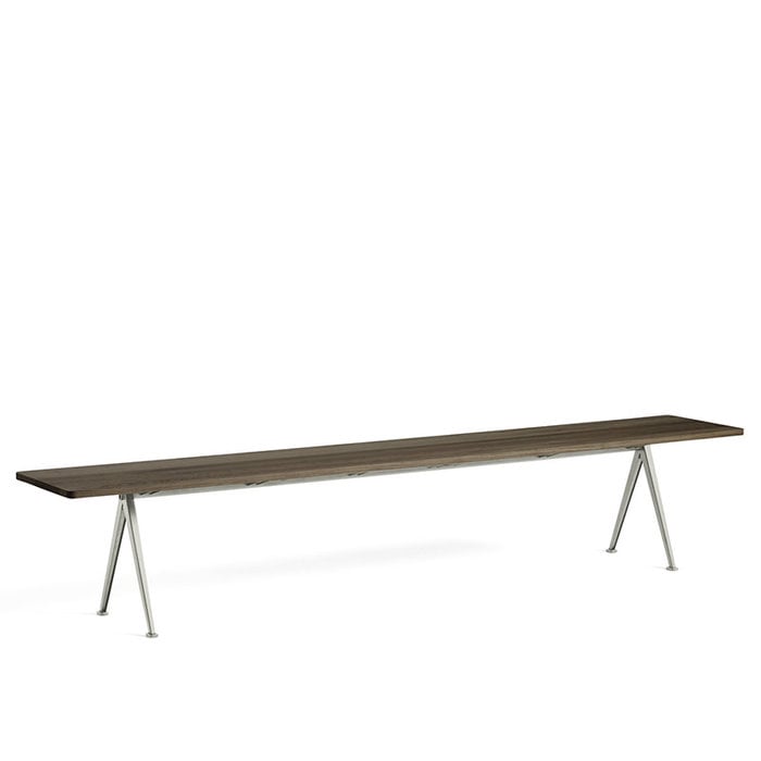 HAY Pyramid bank 12 - beige stalen frame