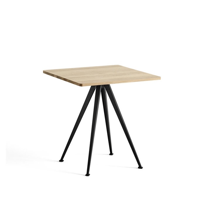HAY Pyramid café table 21 - support en acier noir