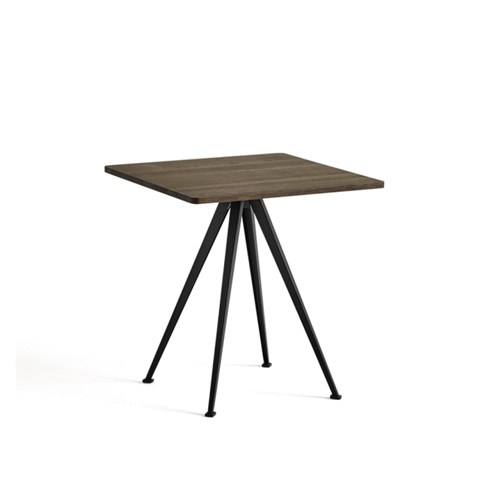 HAY Pyramid café table 21 - support en acier noir
