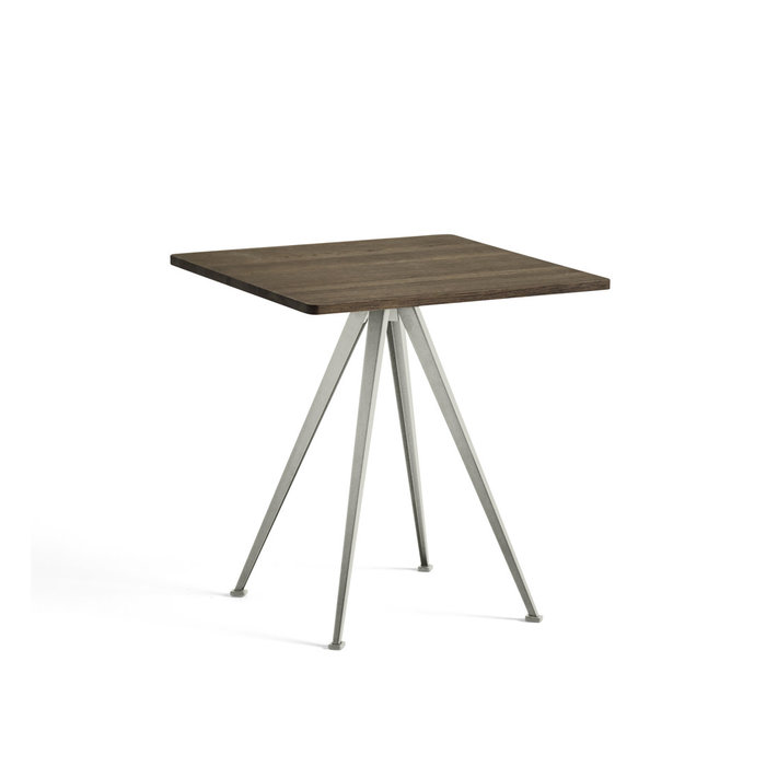 HAY Pyramid café table 21 - support en acier beige