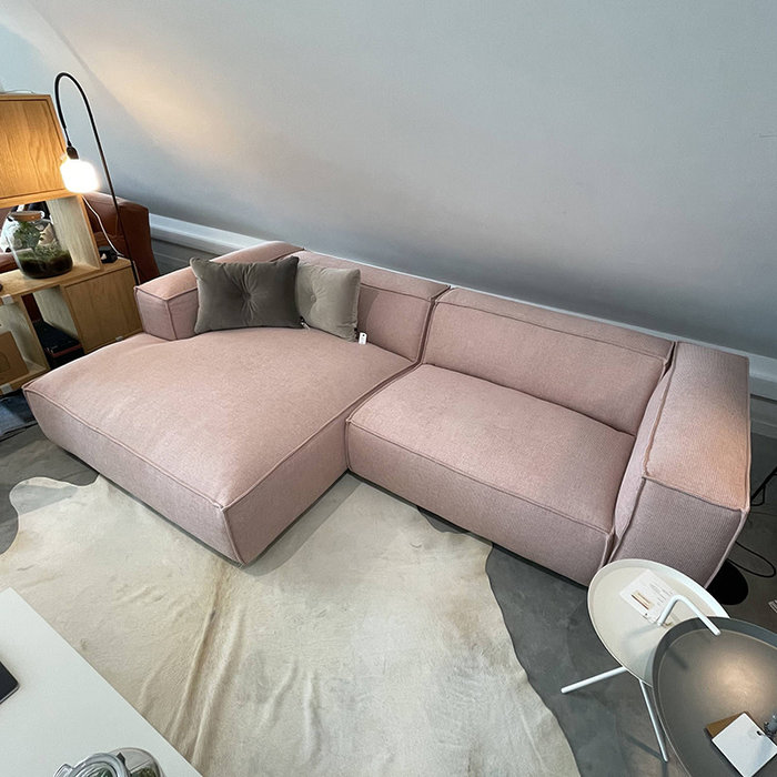 Fest Amsterdam Dunbar sofa avec divan gauche - Cube 166 Blossom - showroom
