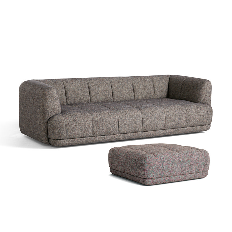 auteursrechten liter opwinding Quilton sofa 3-zits met poef in Swarm multi - HAY / LIVINGDESIGN /Gent -  Livingdesign