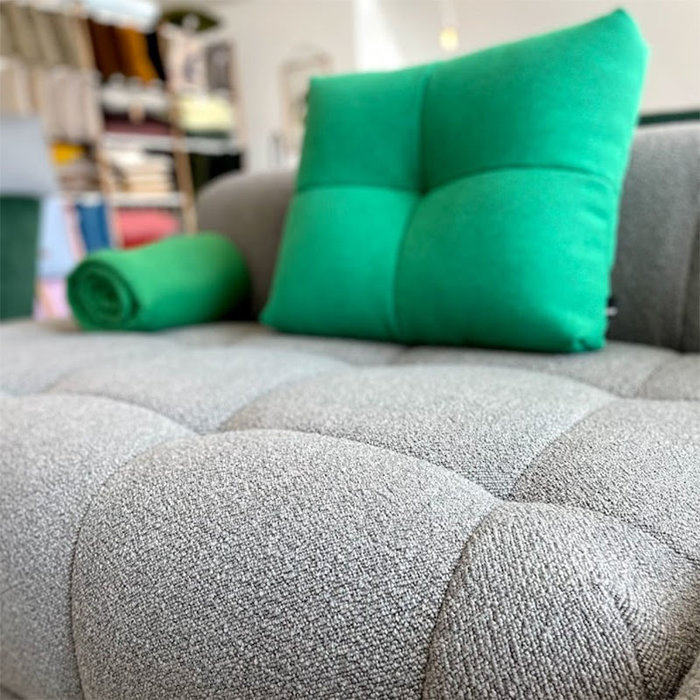 HAY Quilton Sofa - comb. 21 right - Flamiber grey - HAY
