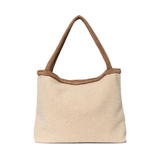 Studio Noos Mom-bag Teddy lammy Ecru