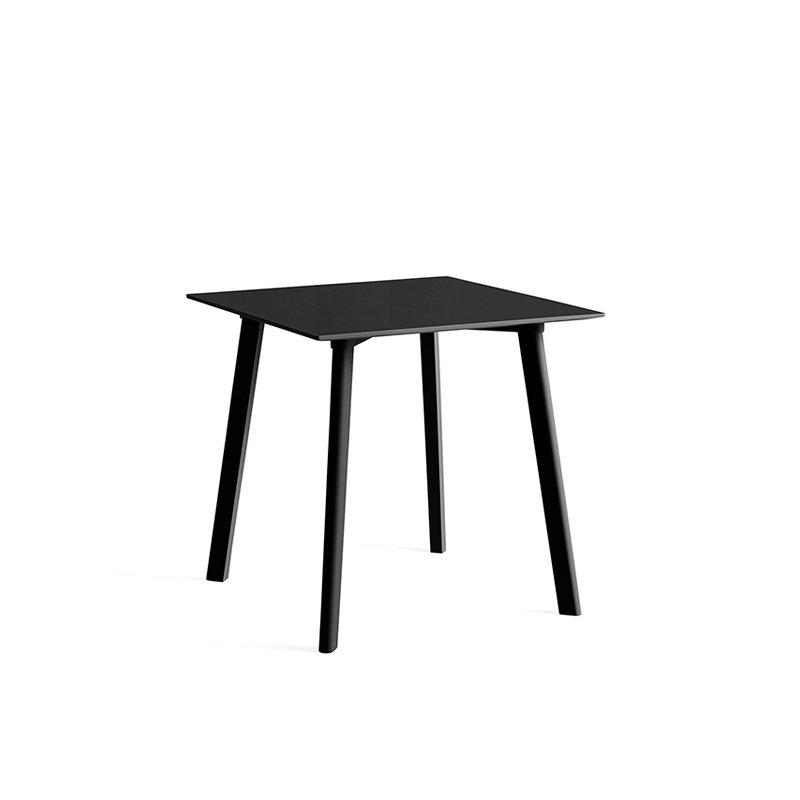 HAY CPH DEUX210 table - coloured beech frame - 75 x 75 cm
