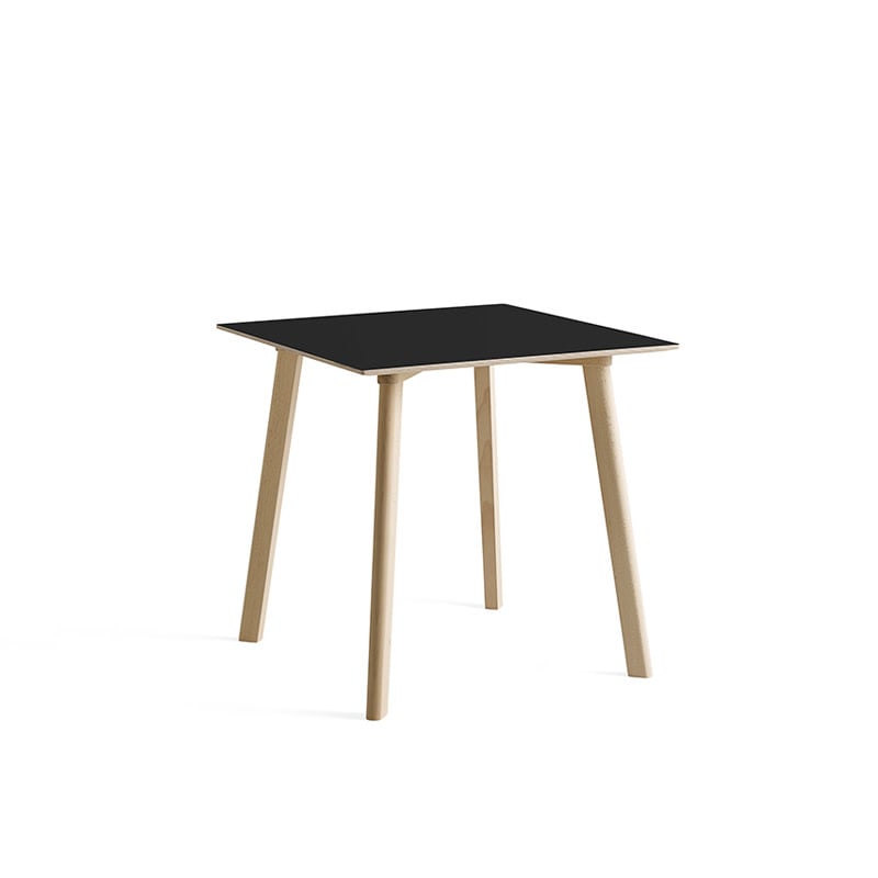 HAY CPH DEUX 210  table - untreated beech frame - 75 x 75 cm