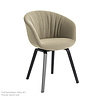 HAY AAC23 SOFT chair - black lacquered oak frame