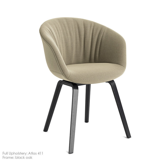 HAY AAC23 SOFT - black lacquered oak frame