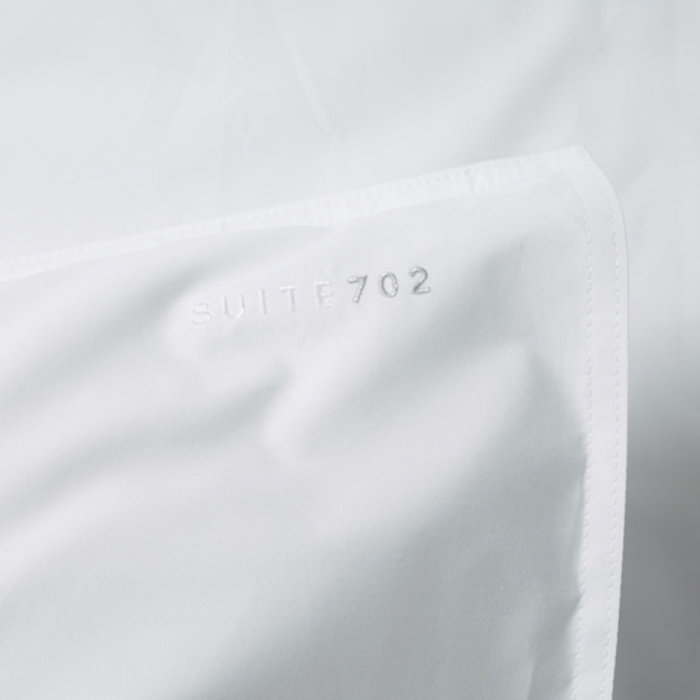 Suite702 Wit percale dekbedovertrek 240x220 cm