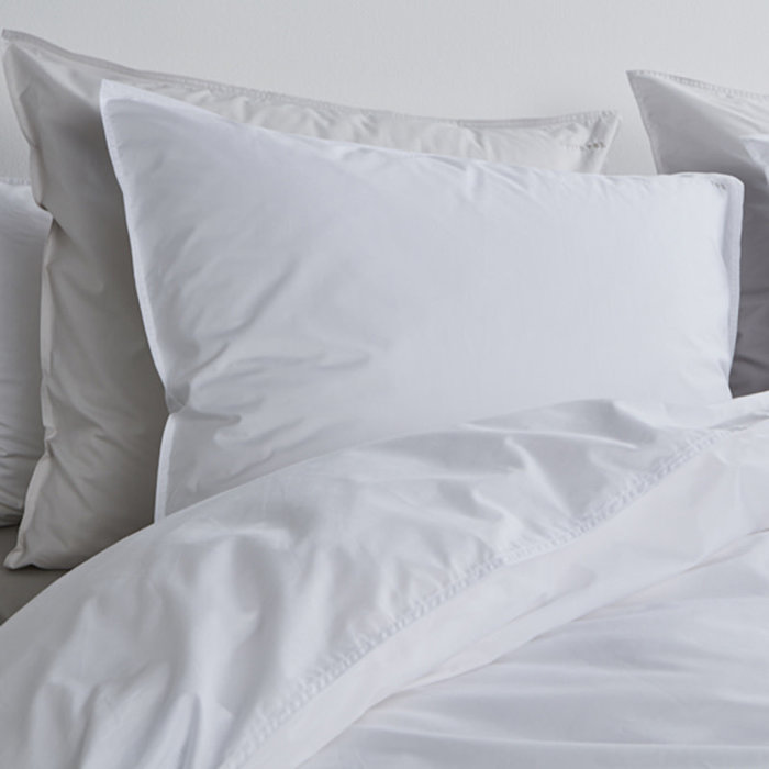 Suite702 Housse de couette percale blanche 240x220 cm