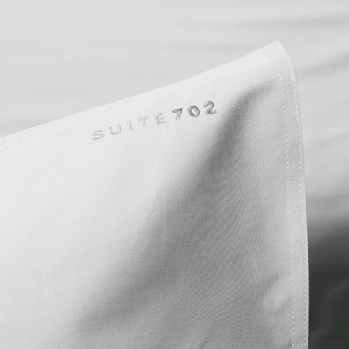 Suite702 housse de couette percale galets 240x220 cm