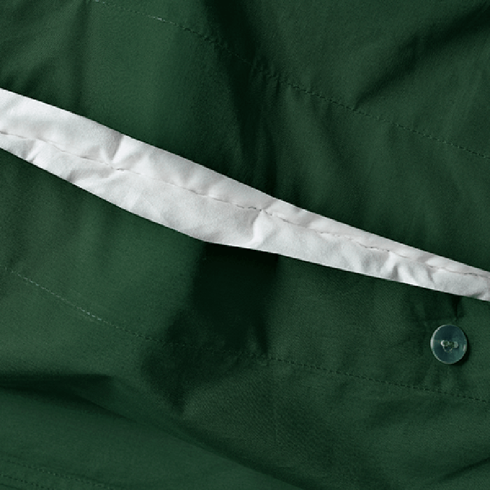 Suite702 Housse de couette percale vert forêt 240x220 cm