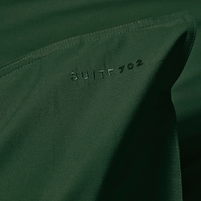 Suite702 Housse de couette percale vert forêt 240x220 cm