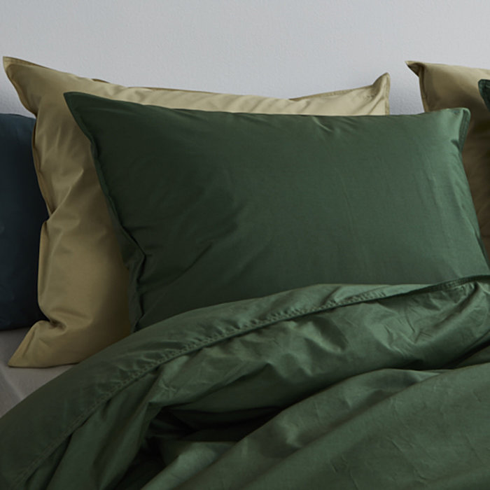 Suite702 Housse de couette percale vert forêt 240x220 cm