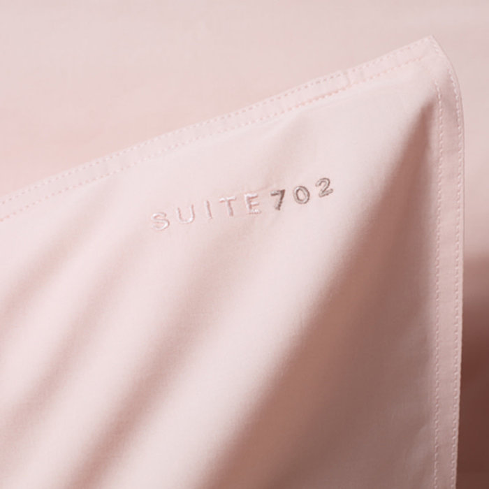 Suite702 Blush percale dekbedovertrek 240x220 cm
