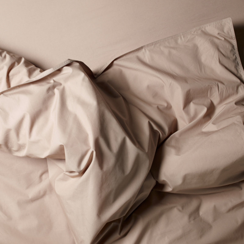 Suite702 Housse de couette percale chameau 240x220 cm