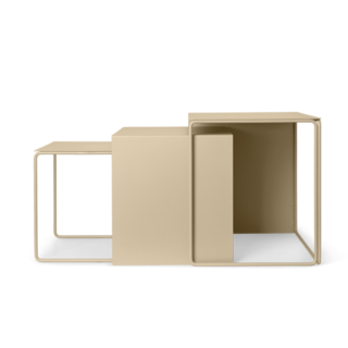 Fermliving Cluster tables Cashmere (set of 3)