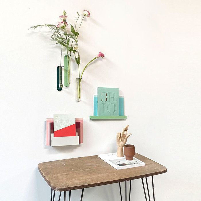 Groovy Magnets Magnetisch bloemenvaasje Mintgroen Small