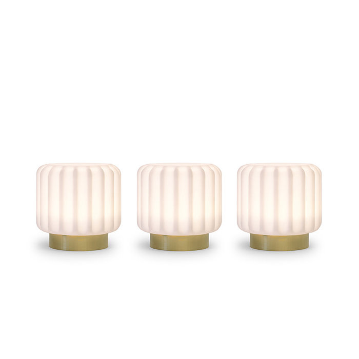 Atelier Pierre Lampes Dentelles H 9 cm (lot de 3)