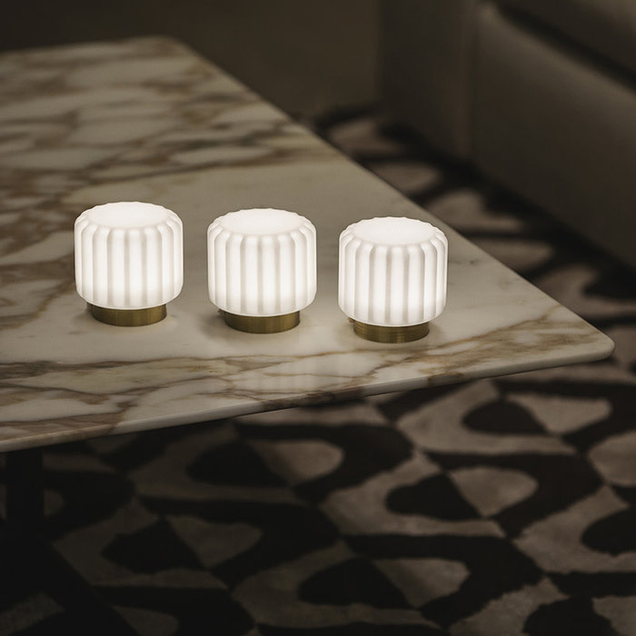 Atelier Pierre Lampes Dentelles H 9 cm (lot de 3) - Atelier Pierre