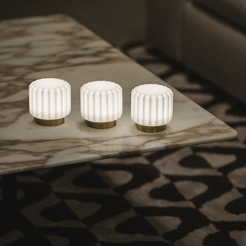 Atelier Pierre Lampes Dentelles H 9 cm (lot de 3) - Atelier Pierre