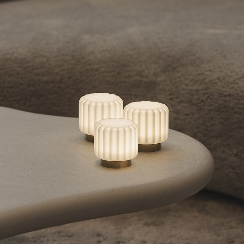 Atelier Pierre Lampes Dentelles H 9 cm (lot de 3) - Atelier Pierre