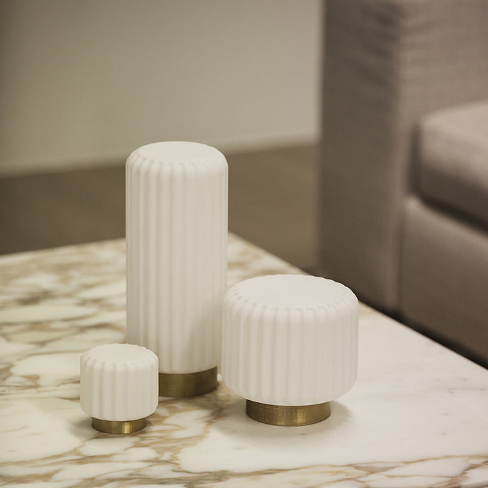 Atelier Pierre Dentelles lampen  H 9 cm (set van 3)