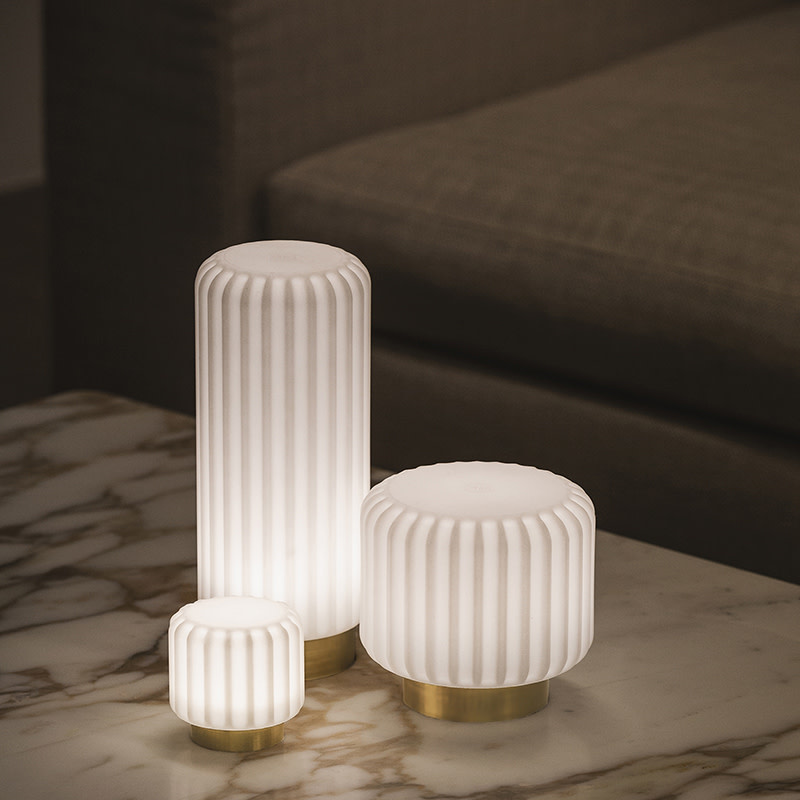 Atelier Pierre Lampes Dentelles H 9 cm (lot de 3) - Atelier Pierre