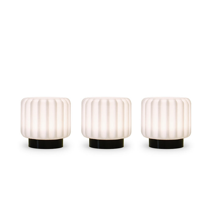 Atelier Pierre Lampes Dentelles H 9 cm (lot de 3)